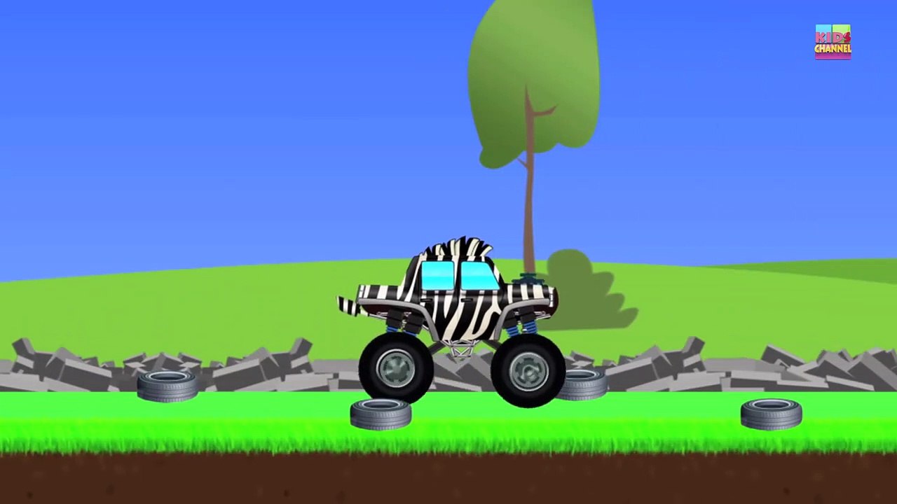 Monster Trucks _ Zebra Trucks _ Car And TruckFlkjYs_jx8E Video