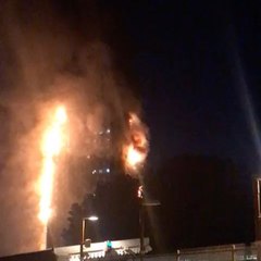 'Screams Heard' as London Tower Block Burns