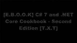 [dsM5A.BOOK] C# 7 and .NET Core Cookbook - Second Edition by Dirk StraussPraseed PaiMark J. PriceADAM FREEMAN [E.P.U.B]