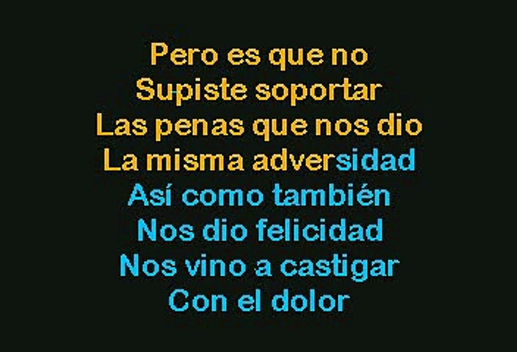 Luis Miguel - La Puerta (Karaoke)