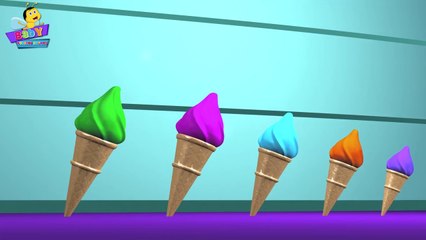 Cone Ice Cream Finger family Songs 3D _ Finger Family Songs For Ch