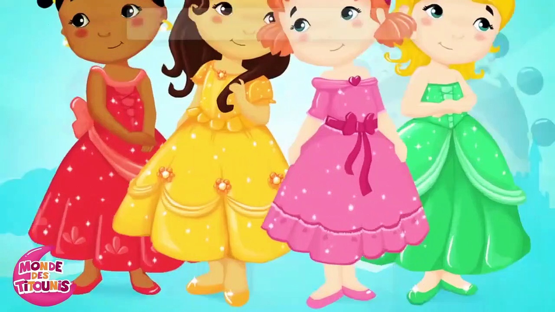 Monde Des Titounis La Famille Des Doigts La famille des doigts - Comptines version Princesse - Titounis - Fing -  video Dailymotion