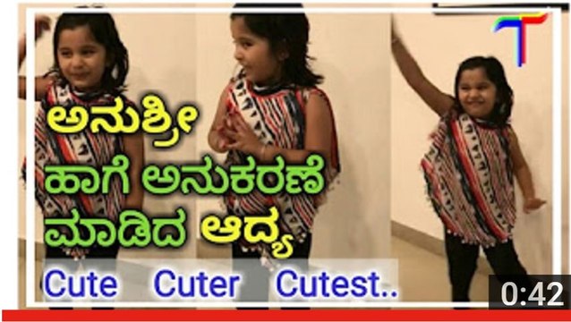 Aadya Mimics Anushree Anchoring