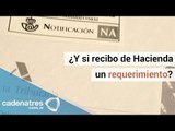 ¿Qué hacer si te llegó un requerimiento de hacienda?