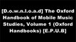 [Sgsl5.R.e.a.d] The Oxford Handbook of Mobile Music Studies, Volume 1 (Oxford Handbooks) by Oxford University PressMichael Denning [K.I.N.D.L.E]