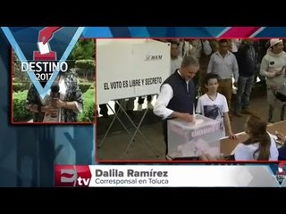 Alfredo del Mazo esperará resultados electorales en Toluca
