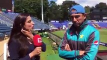 Zainab Abbas Spoke to Azhar Mahmood, bowling coach of the Pakistan team, before the #PAKvENG semi final.