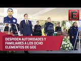 Homenaje en Michoacán a policías fallecidos en accidente
