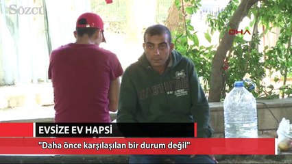 'Ev hapsi cezası'na çarptırılan evsizin çaresizliği