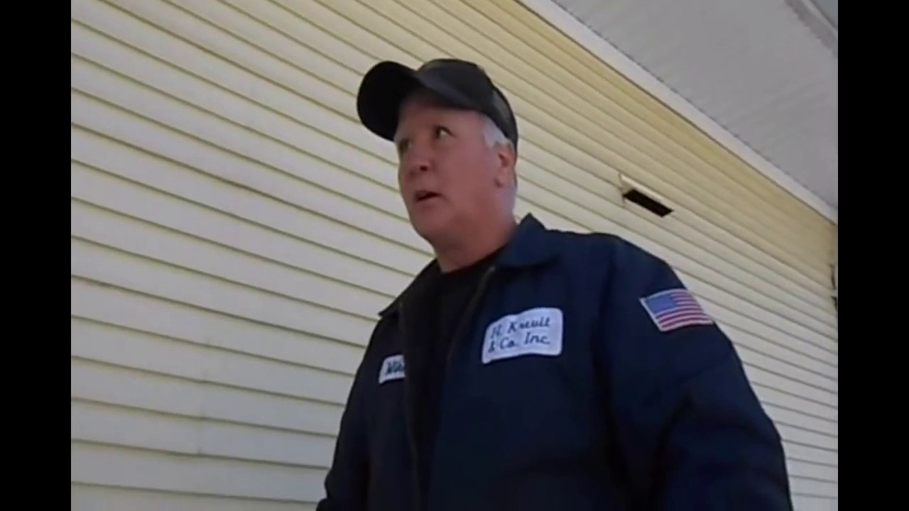 An 8-year old Aiman Interviewing a Heating Oil Delivery Truck Driver