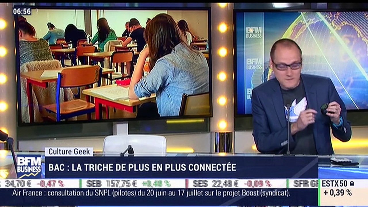 Anthony Morel : La triche de plus en plus connectée au bac - 14/06