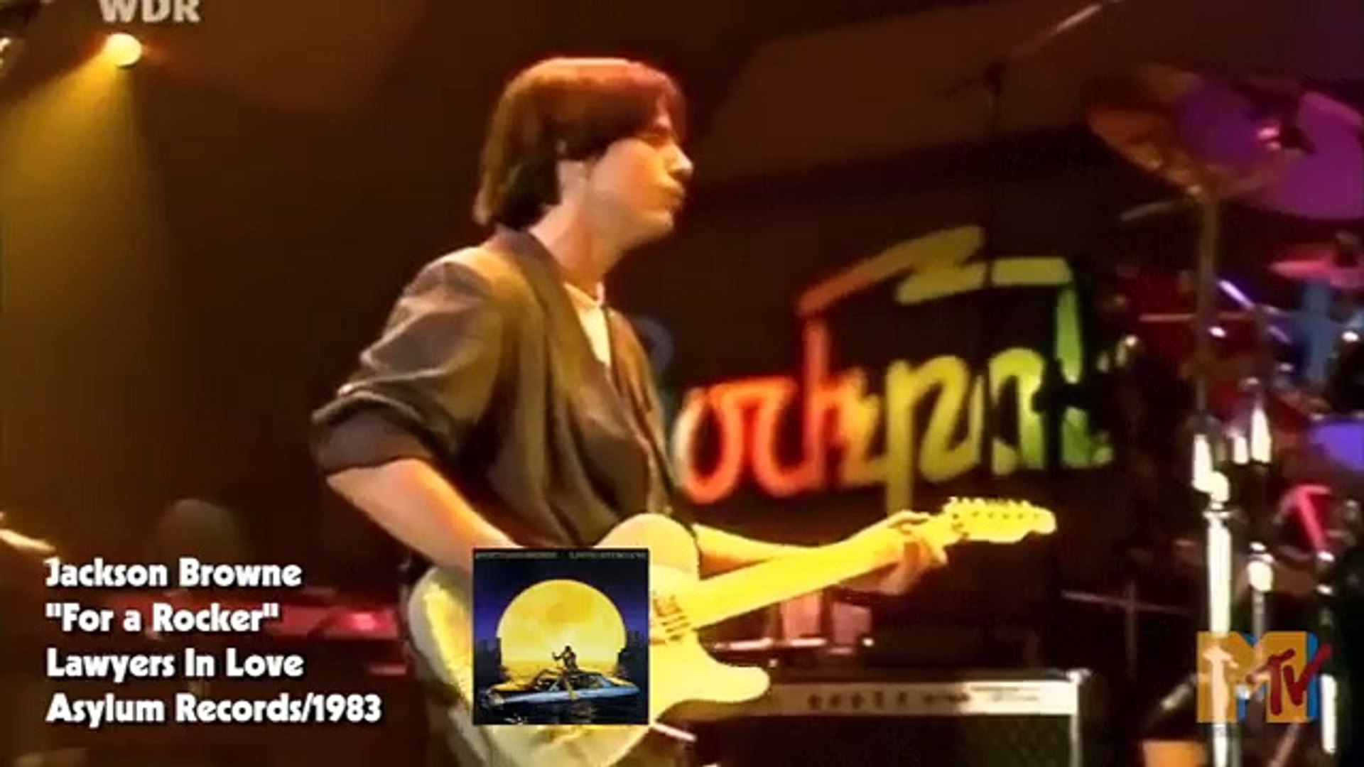 ⁣Jackson Browne - For a Rocker [music video]