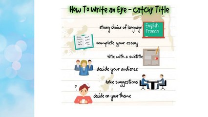 Eye Catchy Titles and Images Download