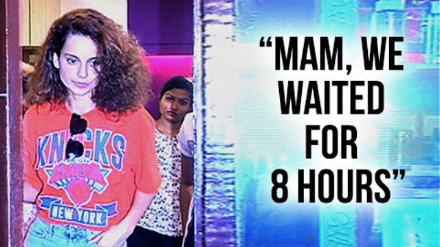 Kangana Ranaut TANTRUMS Angers Media Outside A Salon