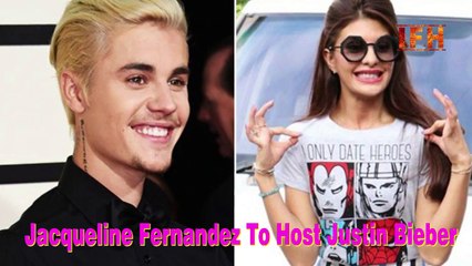 Jacqueline Fernandez To Host Justin Bieber