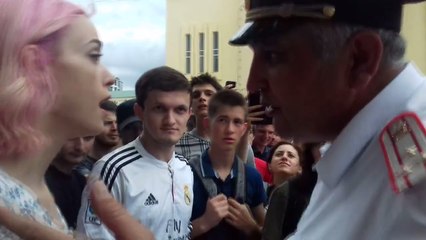 На митинге #12июня в Махачкале задержали девушку Ольгу Точёную [12.06.2017