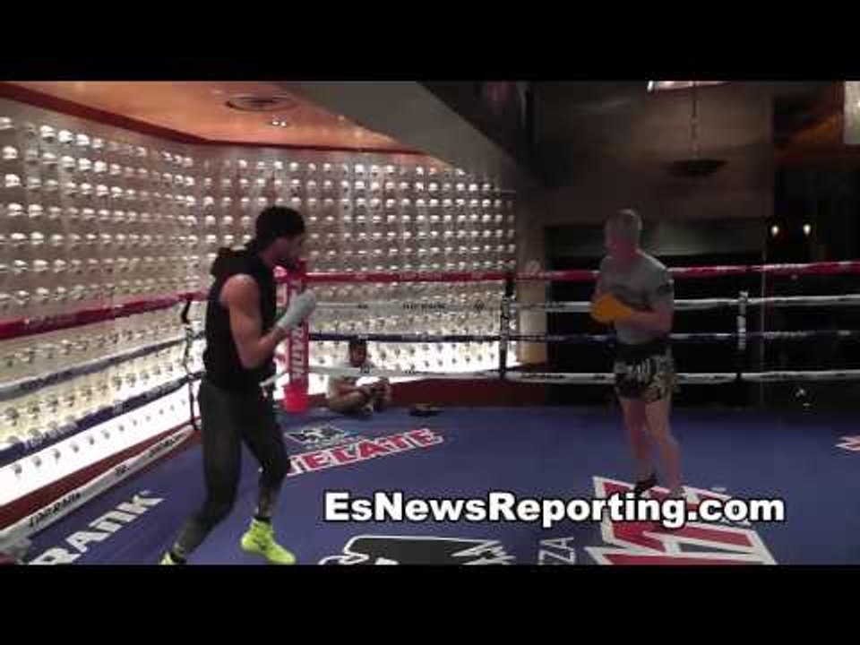 pacquiao vs algieri: chris algieri working with tim lane - EsNews boxing