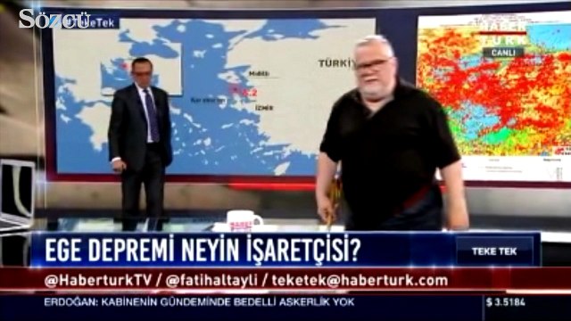 Celal Şengör Ege'deki fay hatlarını anlattı