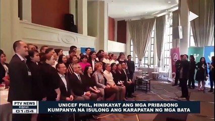 UNICEF Philippines, hinikayat ang mga pribadong kumpanya na isulong ang karapatan ng mga bata