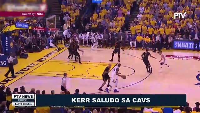 SPORTS BALITA: Kerr, saludo sa Cavs
