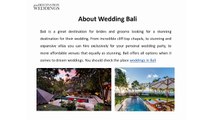 Find Your Destination Weddings - Bali from Great Destination Weddings
