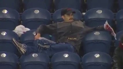 Drunk Fan Eating Popcorn at Fwer234234