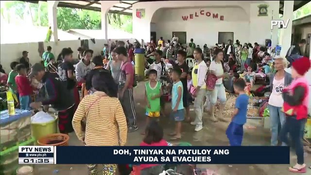 DOH, tiniyak na patuloy ang ayuda sa evacuees sa Marawi City
