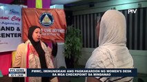 PMWC, iminungkahi ang pagkakaroon ng Women's Desk sa mga checkpoint sa Mindanao