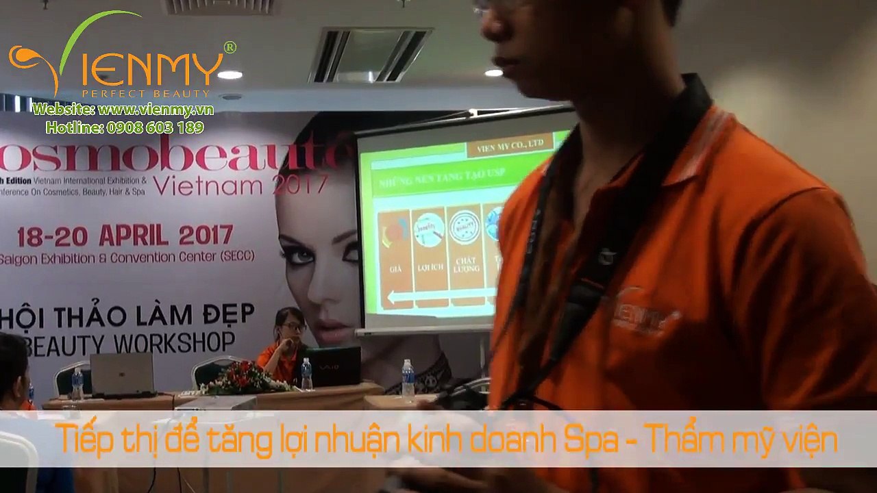 Hội thảo -Tiếp thị để tăng lợi nhuận kinh doanh Spa - Thẩm mỹ viện- - Công ty Viên Mỹ