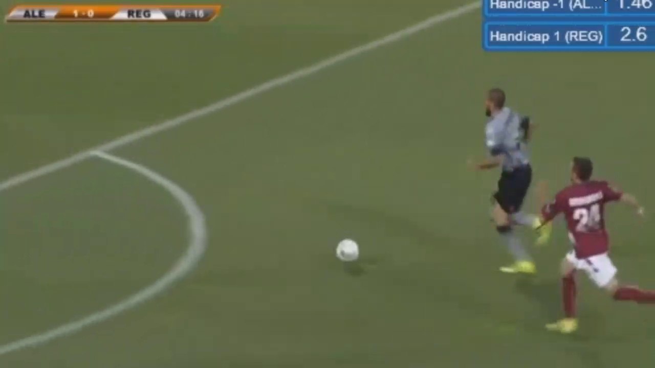 1-0 Pablo González Goal HD - Alessandria vs Reggiana 14.06.2017 HD