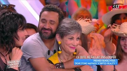 Cyril Hanouna embrasse Isabelle Morini-Bosc