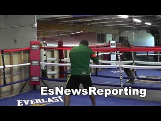 felix diaz olympic gold winner shadow boxing EsNews boxing