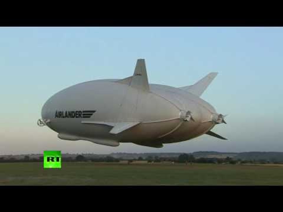 Airlander 10: World's biggest aircraft takes maiden flight in UK