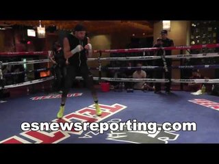 Chris Algieri Training in Beast Mode For Pacquiao