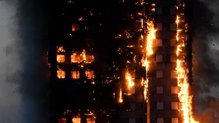 Download Video: 24-storey high Grenfell Tower engulfed in fire in West London