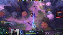 Dota 2: Razor Waga kills mid SB from bot lane