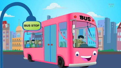 Wheels On The Bus _ Nursery rhymes _ Rhymes for children _ Kids TV-HWNDED8zbjE