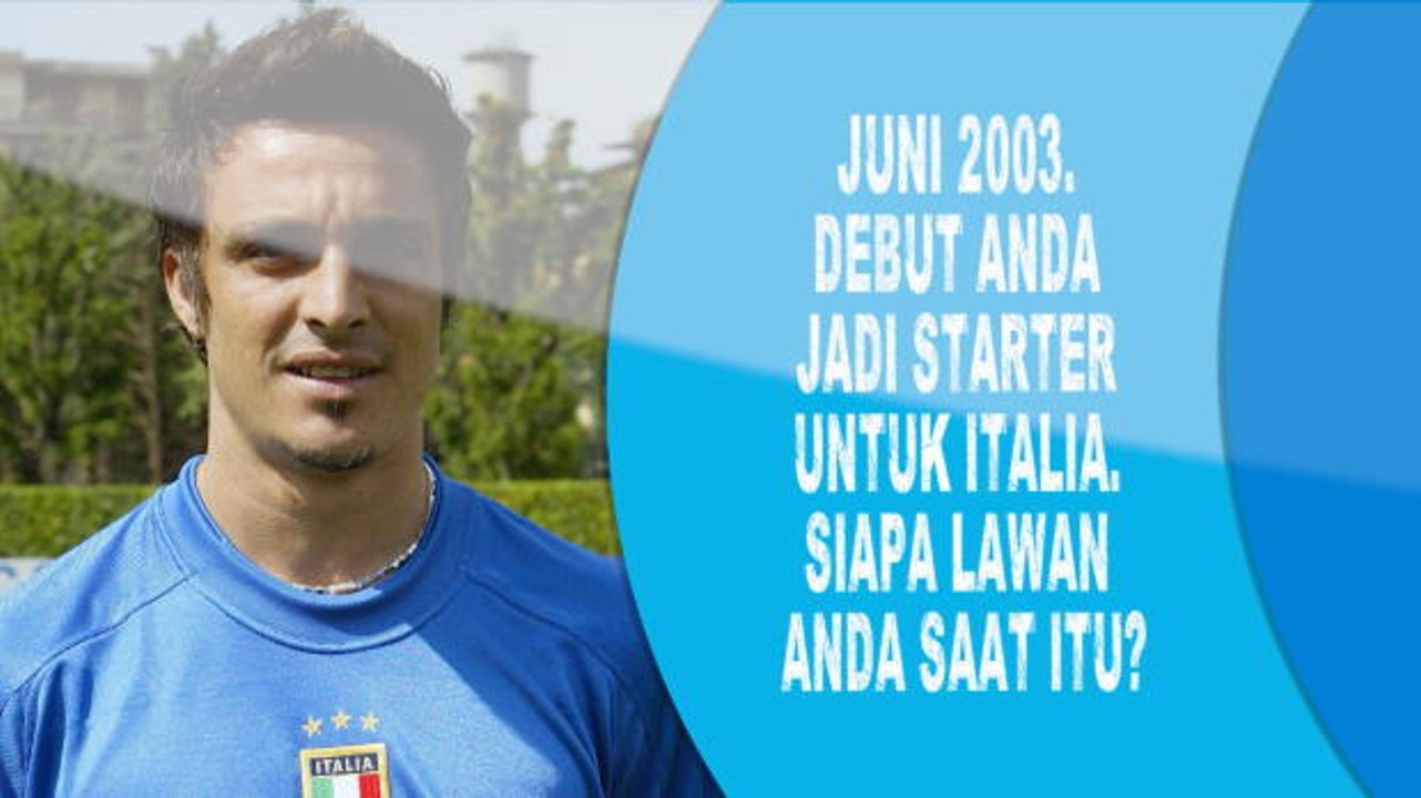 SOSIAL: Opta Quiz: Massimo Oddo - Momen Debut Bersama Timnas Italia
