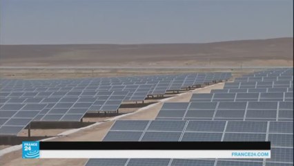 الطاقة الشمسية في مخيم الأرق للاجئين في الأردن