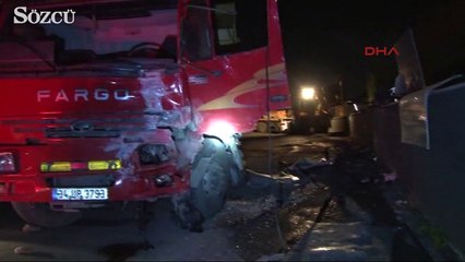 Felaket kamyonları… Sarı damperliler…