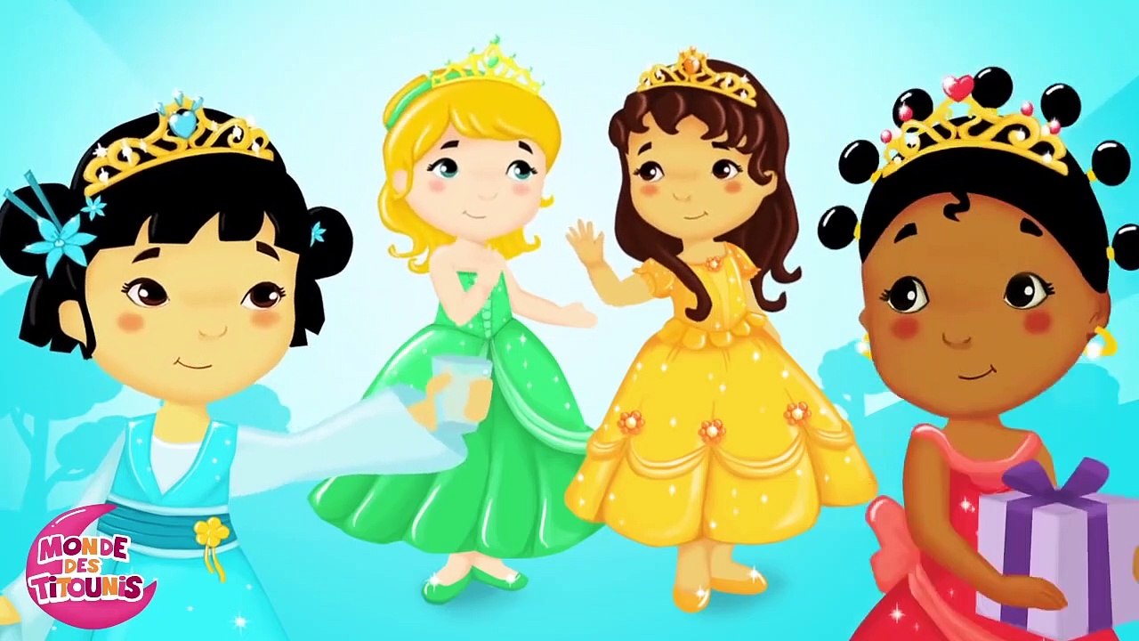 La famille des doigts - Comptines version Princesse - T