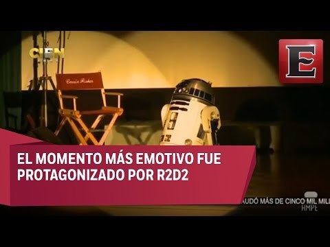Realizan emotivo homenaje a Carrie Fisher y Debbie Reynolds