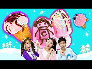 캐리 캐빈 줄리의 다양한 모양의 재미있는 '얼초' 만들기 놀이 l 캐리와장난감친구들