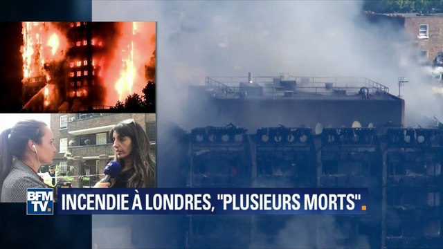 Incendie à Londres: On a entendu des enfants demander à l'aide , raconte un témoin