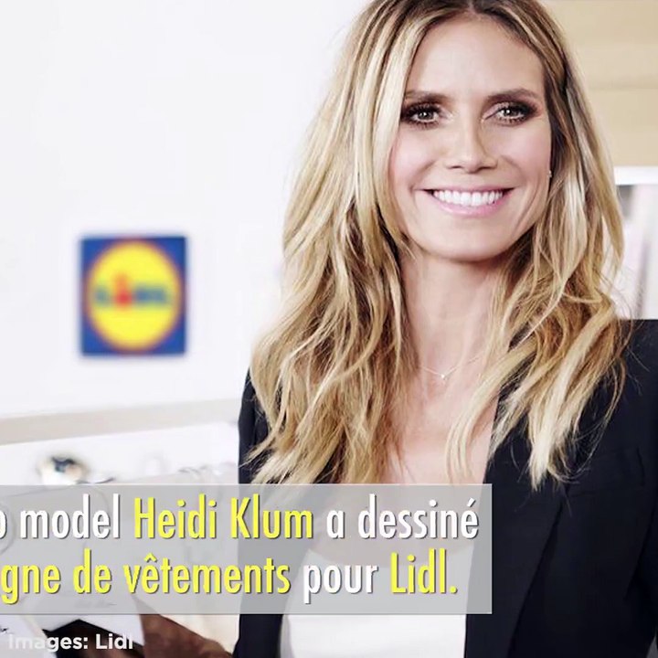 Heidi Klum aura sa propre ligne de vêtements... chez Lidl!