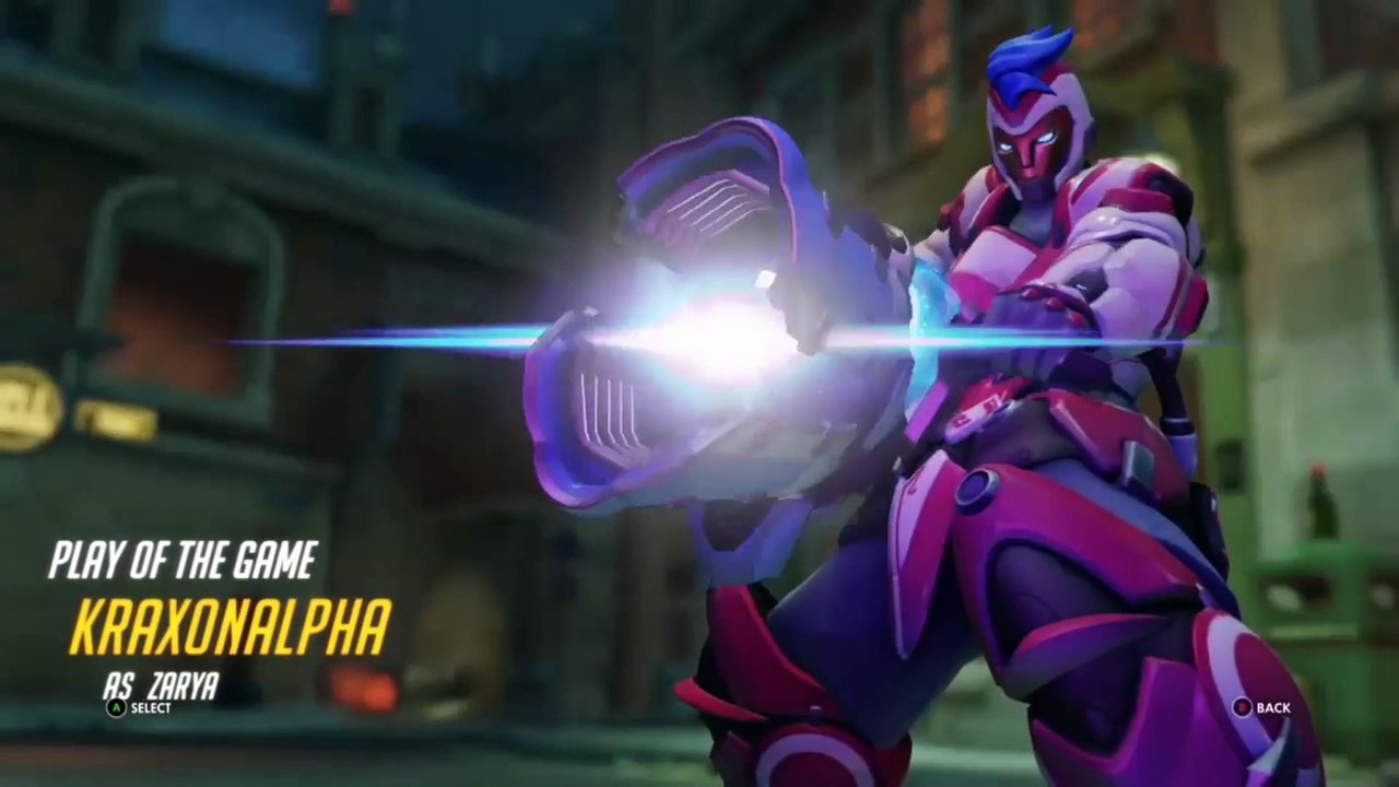 Overwatch: When you're a Zarya main and you're tired of other people getting Play of the Game because of your ult