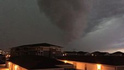 Wild Storm With Possible Funnel Cloud Sweeps Through Fargo, North Dakota
