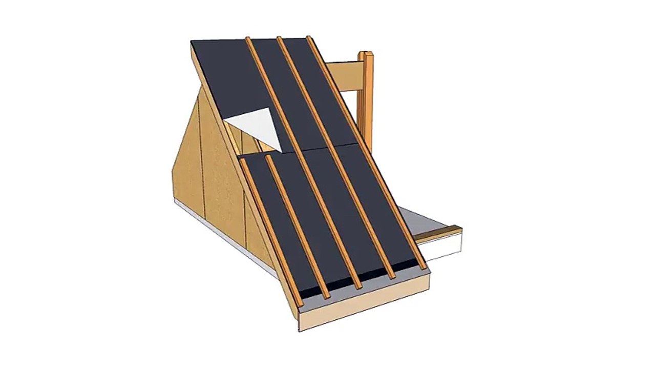 Vidéo L'OSSATURE BOIS 1 : poutres au vent