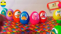 Surprise eggs unboxing toys Pocoyo and friends eggs surprise toys