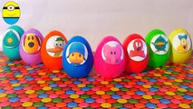 Surprise eggs unboxing toys Pocoyo and friends eggs surprise toys huevos